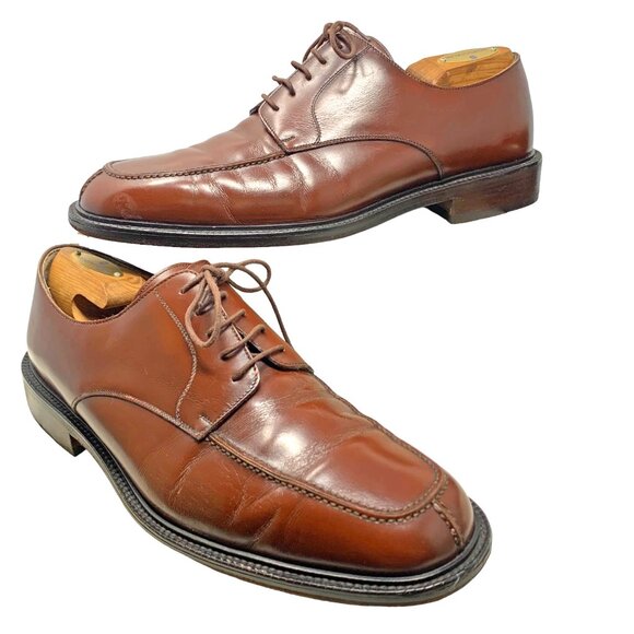 Cole Haan‎ City Calhoun Brown Leather Split Toe Dress Oxfords - Picture 6 of 12